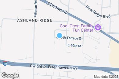 Map image of the property - 10313 E 39th Ter