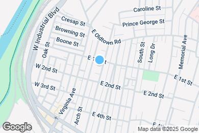 Map image of the property - 113 Grand Ave