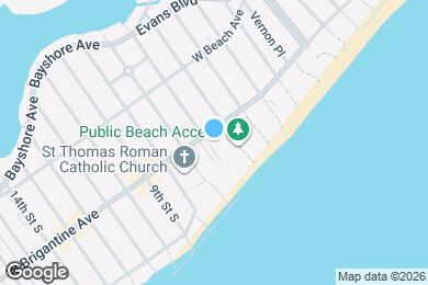 Map image of the property - 518 W Brigantine Ave