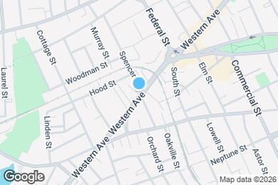 Map image of the property - 801 Western Ave