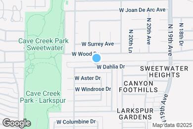 Map image of the property - 2208 W Dahlia Dr
