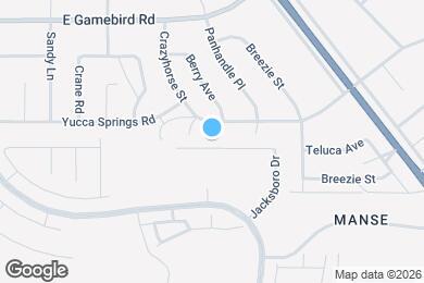 Map image of the property - 5838 E Badlands Ln