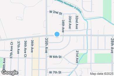 Map image of the property - 3318 W 4th St