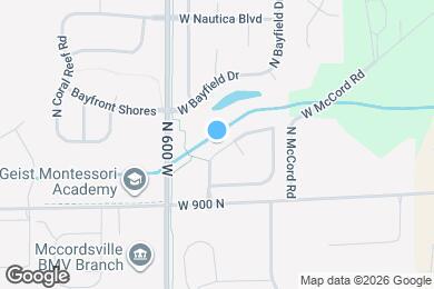 Map image of the property - 5884 W Falling Waters Dr