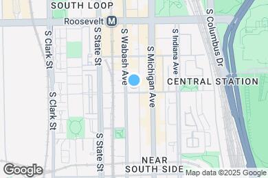 Map image of the property - 1355 S Wabash Ave