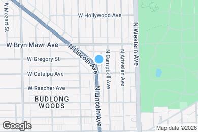 Map image of the property - 5515 N Lincoln Ave