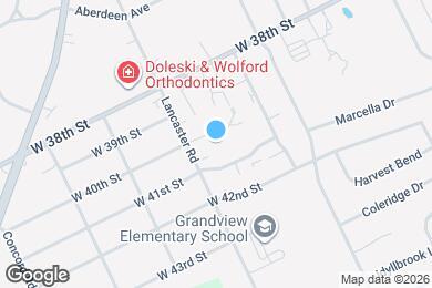 Map image of the property - 3169 W 40th St