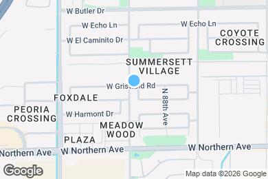 Map image of the property - 8182 N 88th Ln