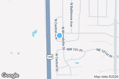 Map image of the property - 206 NW 102 St