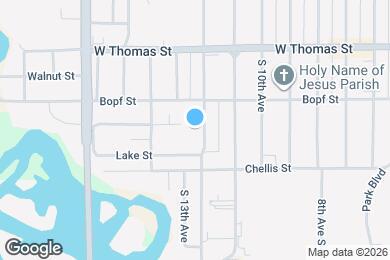 Map image of the property - 1220 S 12th Ave
