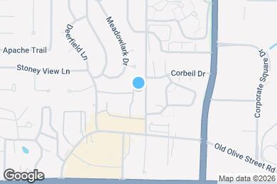 Map image of the property - 10427 Briarbend Dr