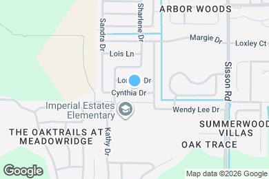 Map image of the property - 890 Cynthia Dr