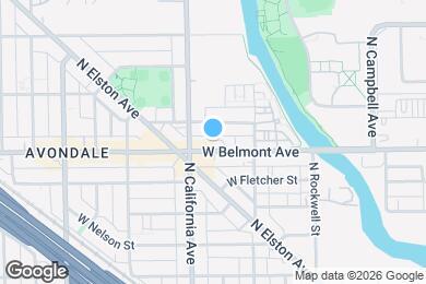 Map image of the property - 2740 W Belmont Ave