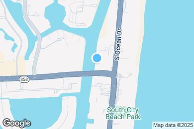 Map image of the property - 4010 S Ocean Dr