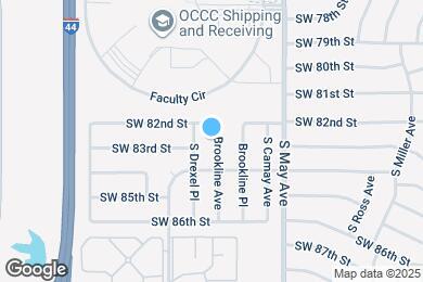 Map image of the property - 8309 S Brookline Ave