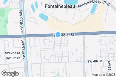 Map image of the property - 9350 W Flagler St