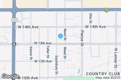 Map image of the property - 7095 W 13th Ave