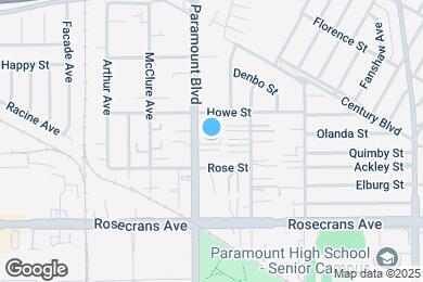 Map image of the property - 14026 Paramount Blvd