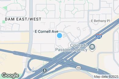 Map image of the property - 12450 E Cornell Ave