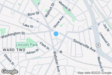Map image of the property - 14 Everett St