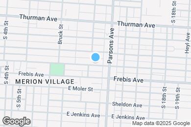 Map image of the property - 398 Hanford St