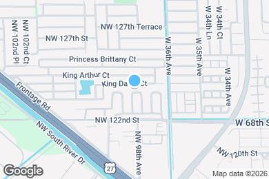 Map image of the property - 9837 NW 123rd Terrace