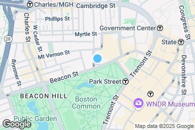 Map image of the property - 25 Beacon St