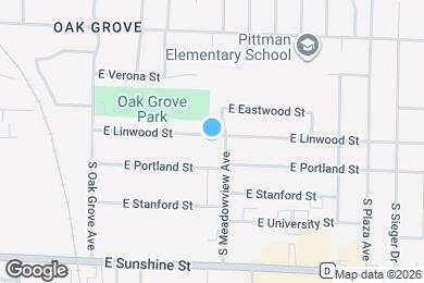 Map image of the property - 2804 E Linwood St
