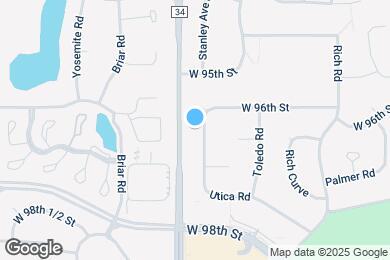 Map image of the property - 9618 Utica Rd