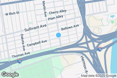 Map image of the property - 837 Campbell Ave