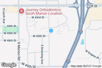 Map image of the property - 3708 S Terry Ave