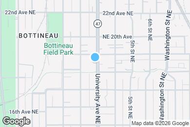 Map image of the property - Bottineau Commons and Lofts