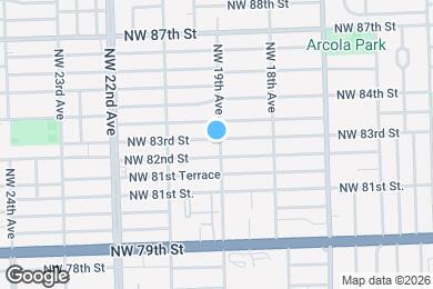 Map image of the property - 1902 NW 83rd St