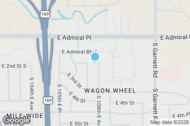 Map image of the property - 104 S 108th E Ave