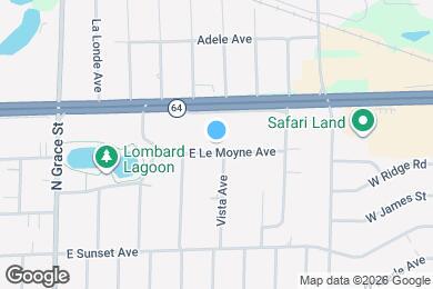 Map image of the property - 622 E Le Moyne Ave