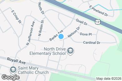 Map image of the property - 1221 North Dr