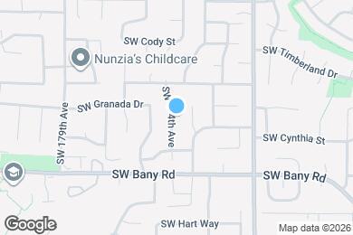 Map image of the property - 7050 SW 174th Ave