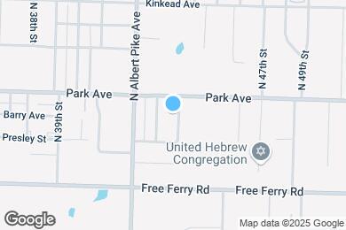Map image of the property - 311 N 44th St