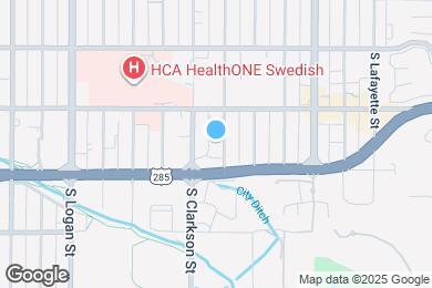 Map image of the property - 3553 S Emerson St