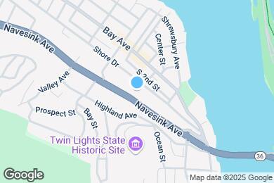 Map image of the property - 92 Navesink Ave