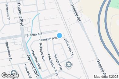 Map image of the property - 3576 Franklin Ave