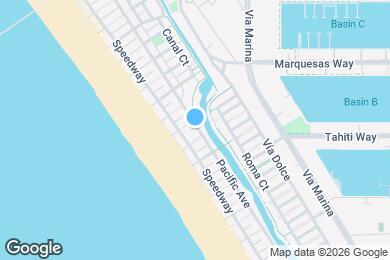 Map image of the property - 4105 Pacific Ave