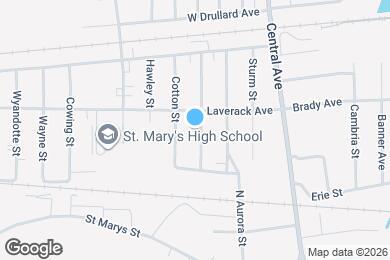 Map image of the property - 57 Caswell St