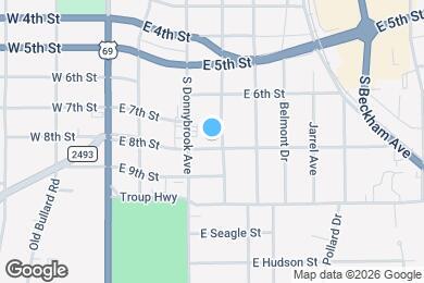 Map image of the property - 416 E 8th St