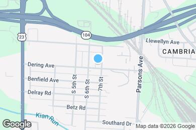 Map image of the property - 2405 7th St
