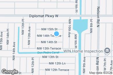 Map image of the property - 1100 NW 14th Terrace