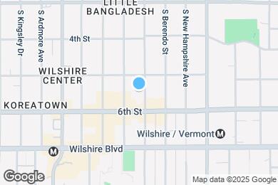 Map image of the property - 535 South Catalina Street Apartments