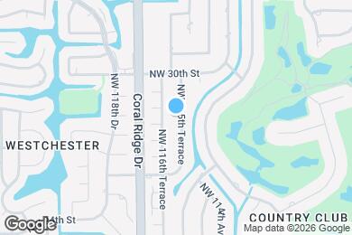 Map image of the property - 2860 NW 115th Terrace