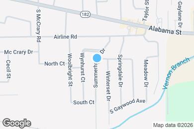 Map image of the property - 405 Summerhaven Dr