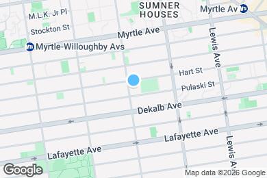 Map image of the property - 295 Throop Ave